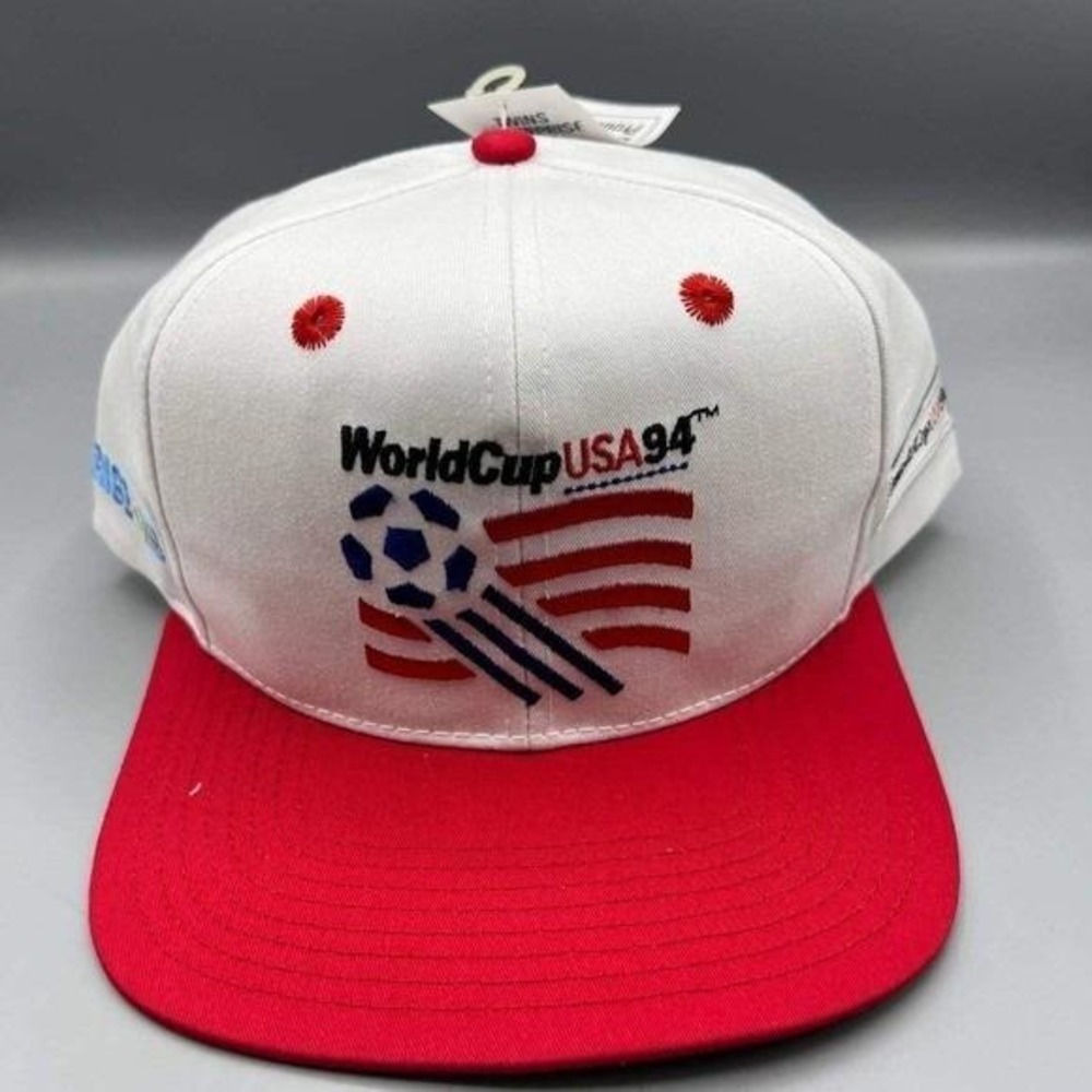 Vintage World Cup USA Soccer Sweden Hat Men Twins Enterprise Snap Back Cap New